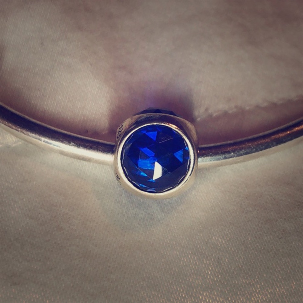 Blue Pandora Charm